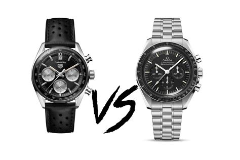 omega speedmaster vs tag heuer carrera|TAG Heuer vs omega.